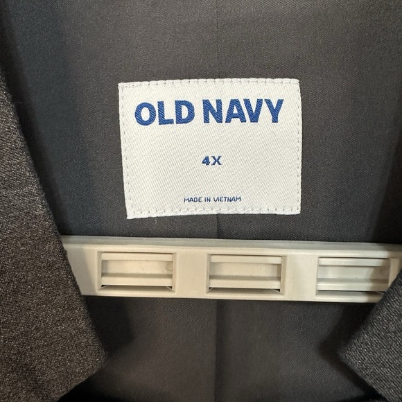 Old Navy Women's 4X Pixie Blazer Classic Gray Career Capsule 1 Button Officecore - Picture 3 of 9